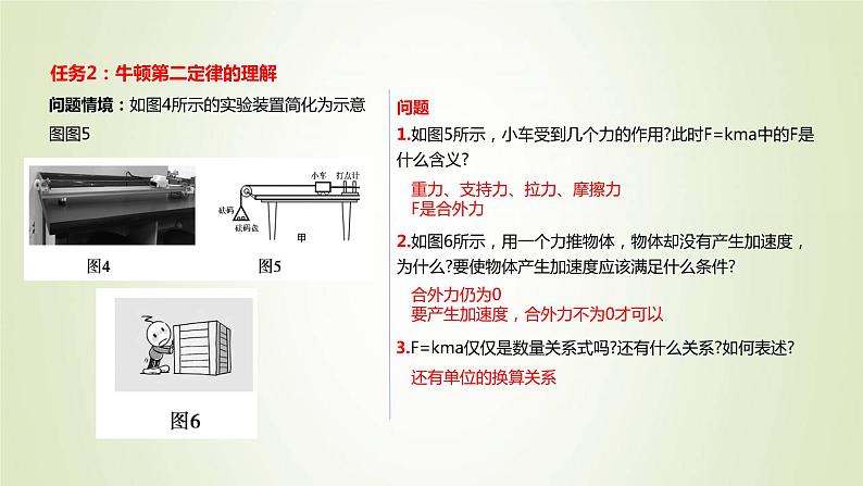 新人教版高中物理必修第一册第四章运动和力的关系第3节牛顿第二定律作业课件第5页