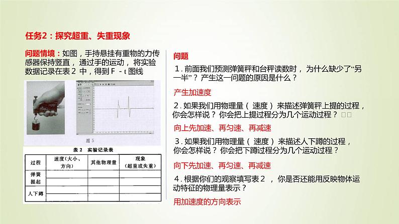 新人教版高中物理必修第一册第四章运动和力的关系第6节超重和失重作业课件05