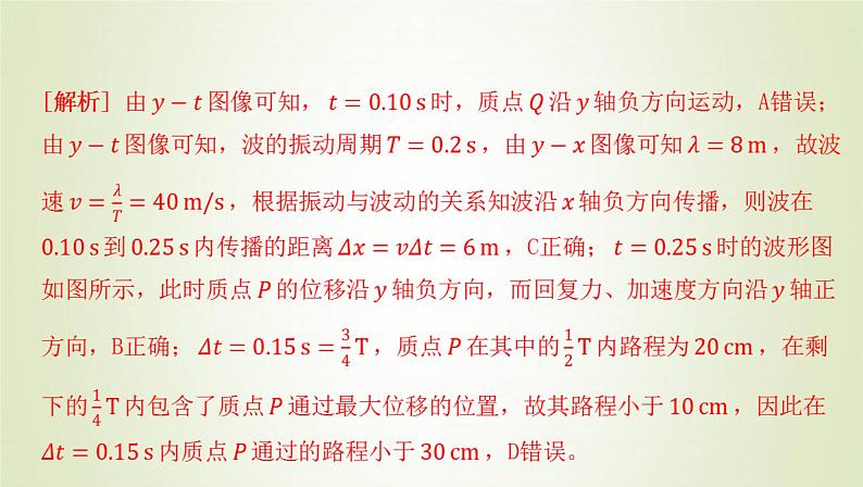 新人教版高中物理选择性必修第一册第三章机械波章末总结课件05