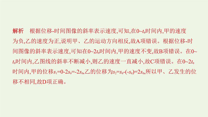 鲁科版高中物理必修第一册第2章匀变速直线运动学法指导课运动图像问题课件03