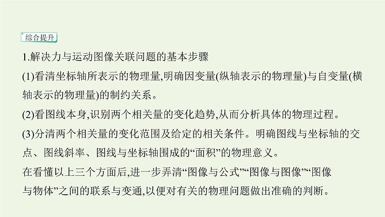 鲁科版高中物理必修第一册第5章牛顿运动定律章末总结课件04