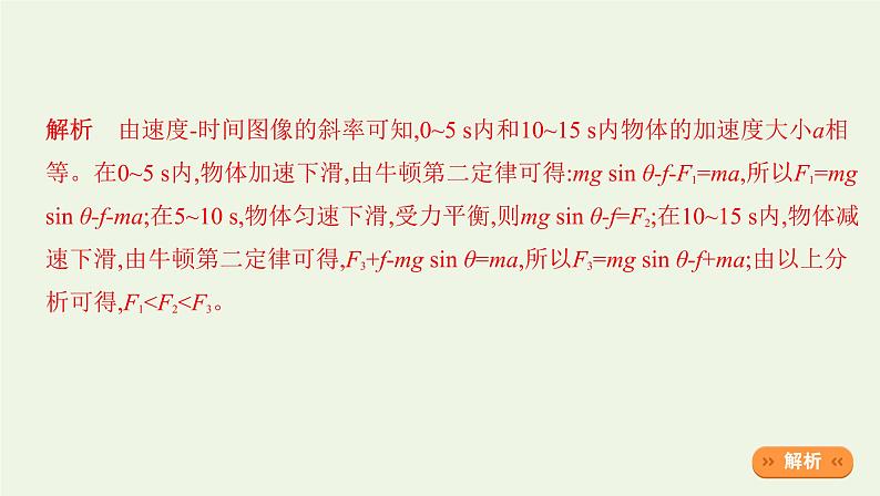 鲁科版高中物理必修第一册第5章牛顿运动定律章末总结课件07