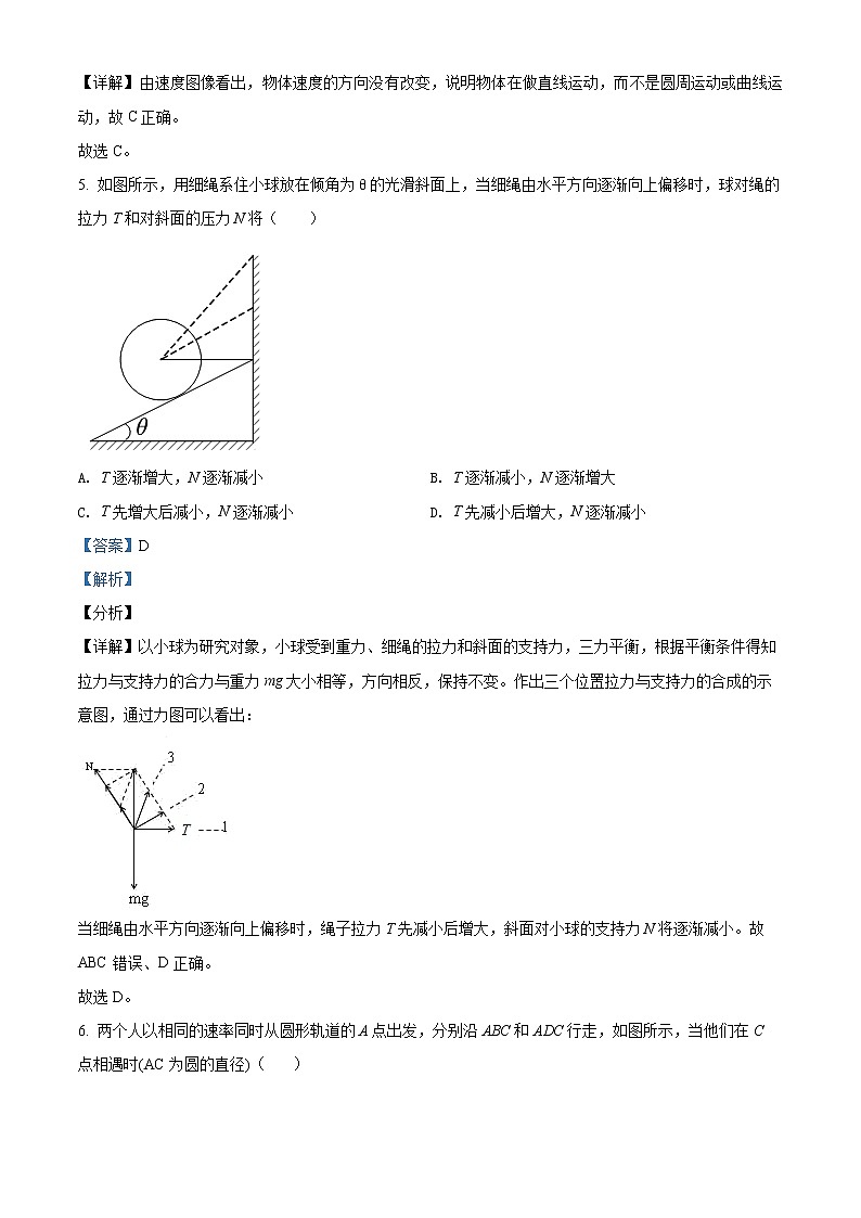 山西省太原市英才学校高中部2021-2022学年高二下学期6月月考物理试题含解析第3页