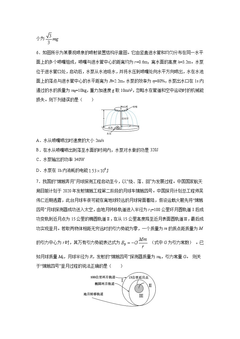 2023届高考物理一轮复习单元双测——机械能守恒定律B卷 Word版含解析03