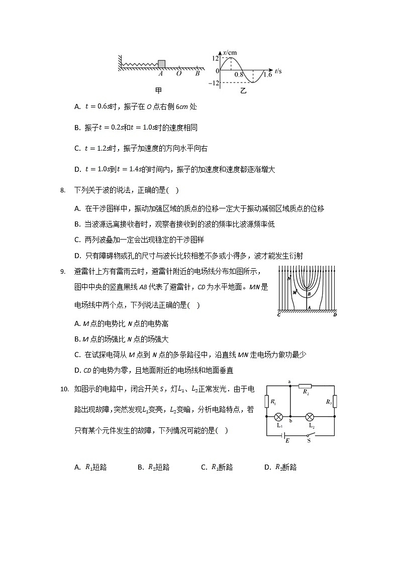 2021-2022学年安徽省桐城市某重点中学高二下学期月考（11）物理试题（Word版）第3页