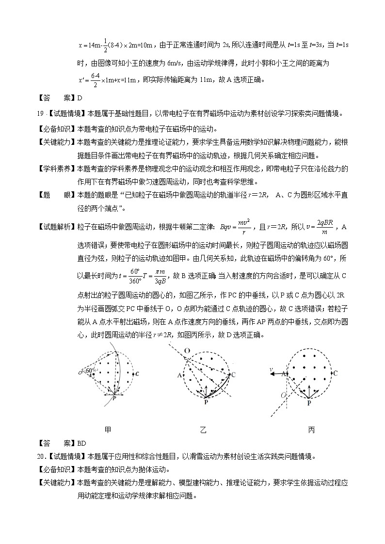 2021届东北三省四市教研联合体高三下学期4月高考模拟（二） 理科综合 PDF版 试卷03