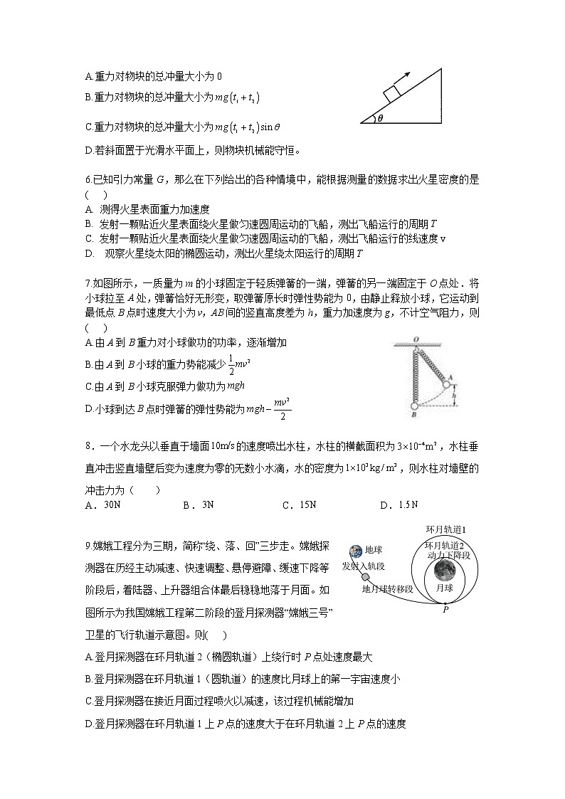 2021-2022学年吉林省长春市十一高中高一下学期第二学程考试物理试卷第2页