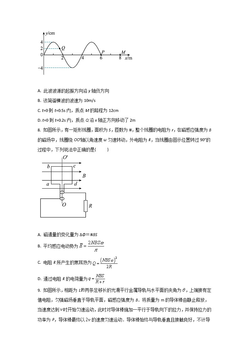 2021-2022学年四川省泸县第一中学高二下学期第一次月考物理试题（Word版）第3页