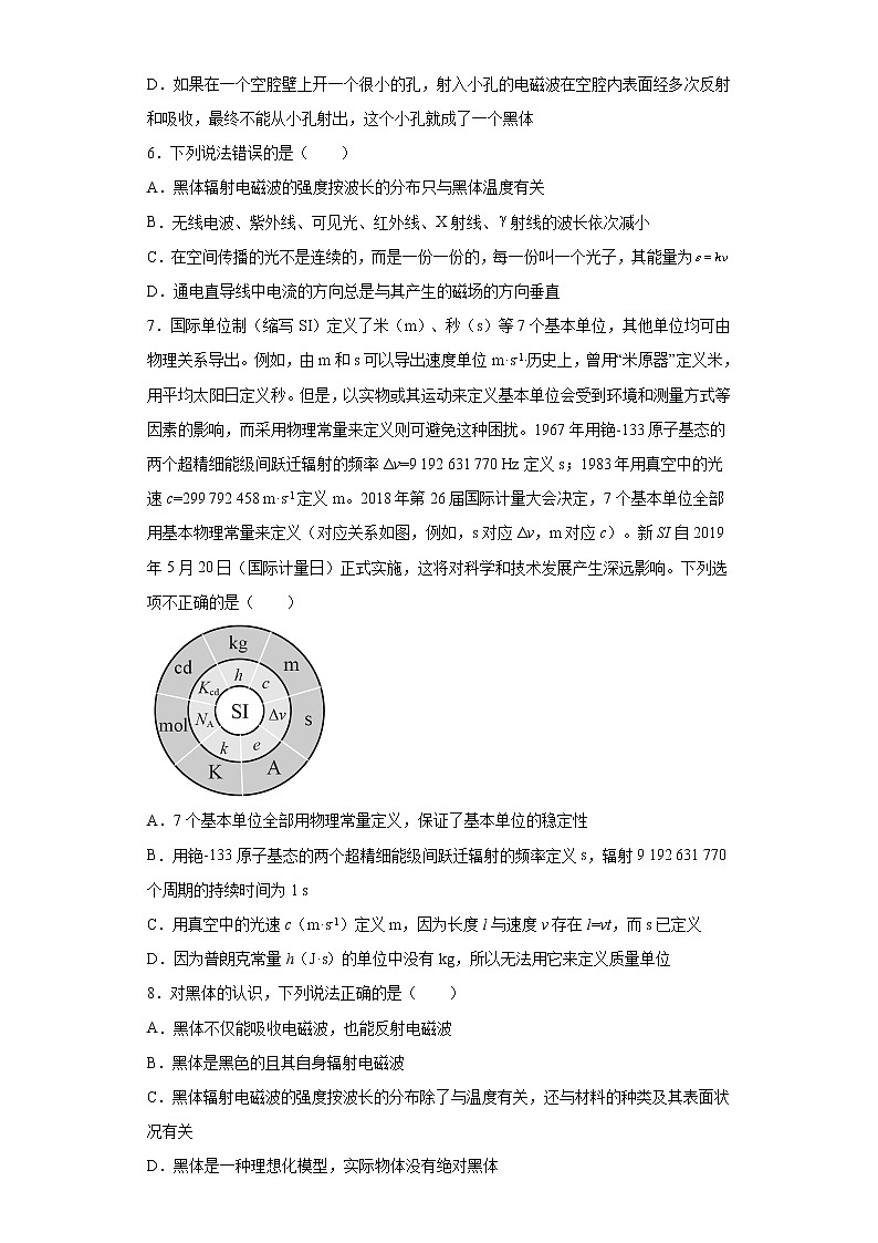 3.5微观世界的量子化 课时提升练（Word版含解析）02