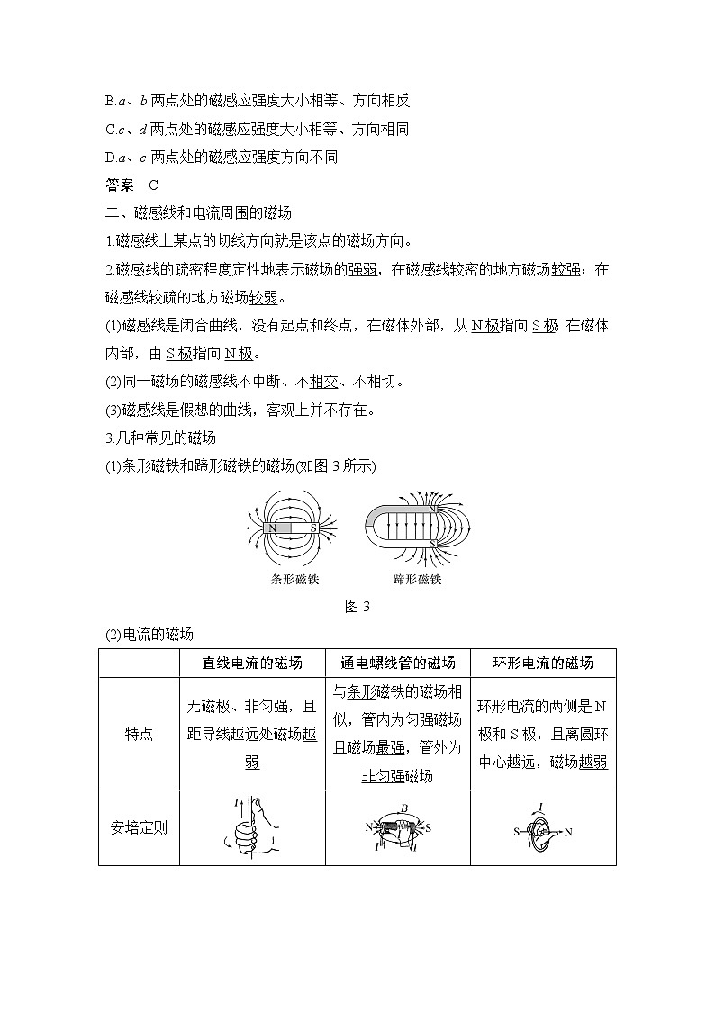 2023版（全国版）高考大一轮复习讲义第1节　磁场及其对电流的作用第3页