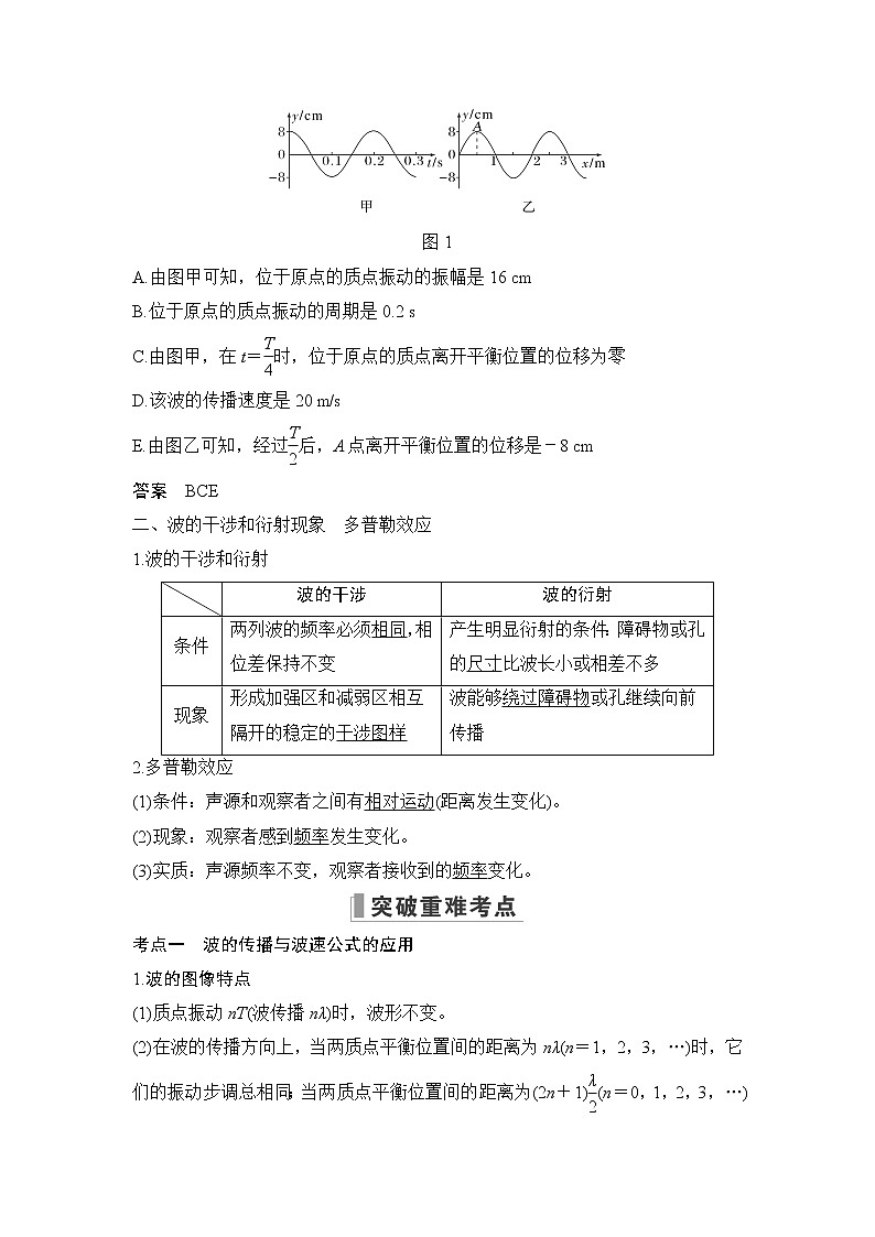 2023版（教科版）高考步步高大一轮复习讲义第2节 机械波第2页