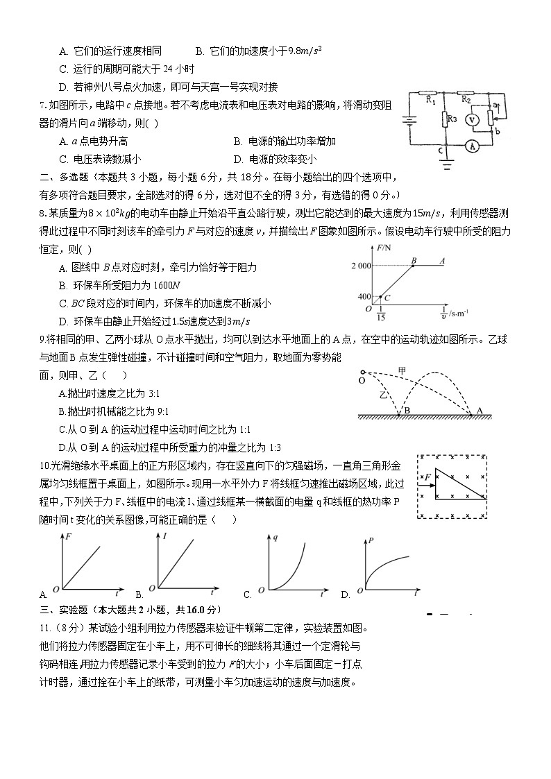 2021普宁普师高级中学高三下学期第二次模拟物理试题含答案第2页