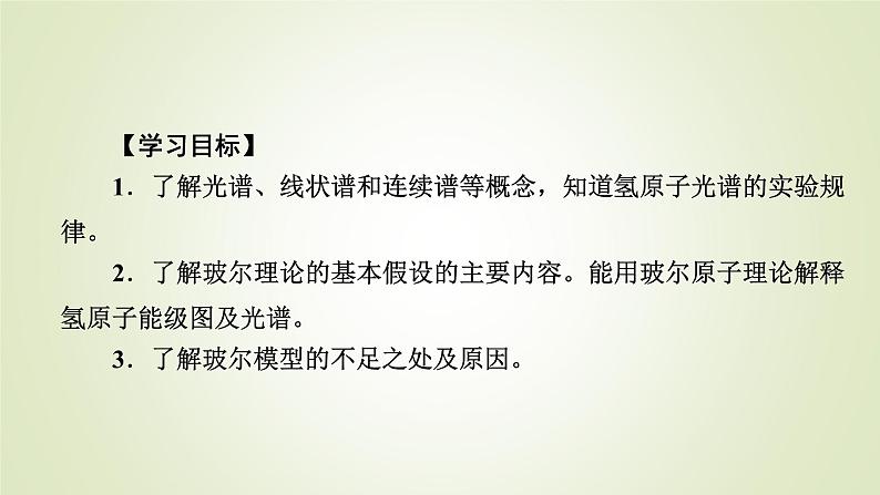 新人教版高中物理选择性必修第三册第四章原子结构和波粒二象性4氢原子光谱和玻尔的原子模型课件第5页