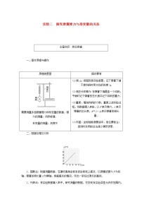 统考版高考物理一轮复习第二章相互作用实验二探究弹簧弹力与形变量的关系含答案（试卷）