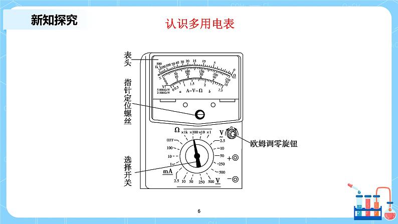 人教版（2019）高中物理必修三11.5《实验：练习使用多用电表》课件+教案+同步习题+学案06