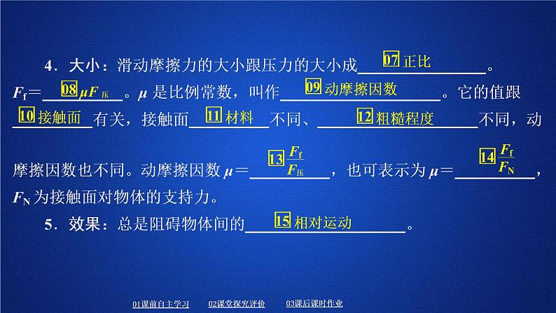 统编人教版高中物理必修 第一册《2 摩擦力》精品课件1第5页