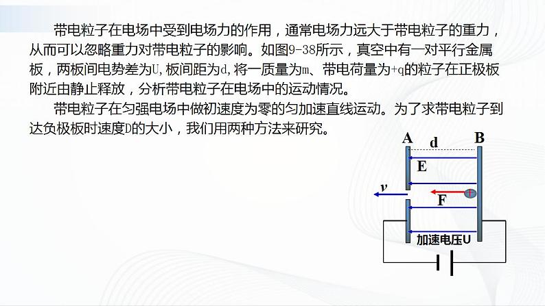 沪科版（2020）物理必修三9.5《带电粒子在电场中的运动》第2课时 带电粒子在加速电场和偏转电场中运动 课件+视频06