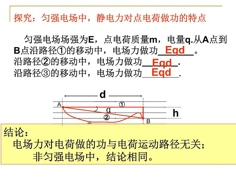 统编人教版高中物理必修 第三册《1 电势能和电势》优秀课件1第4页