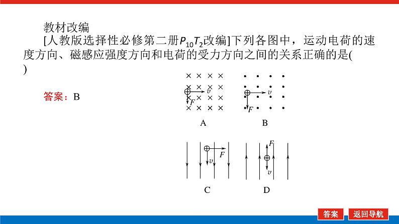 2023新教材高考物理总复习专用课件--10.2磁场对运动电荷的作用第8页