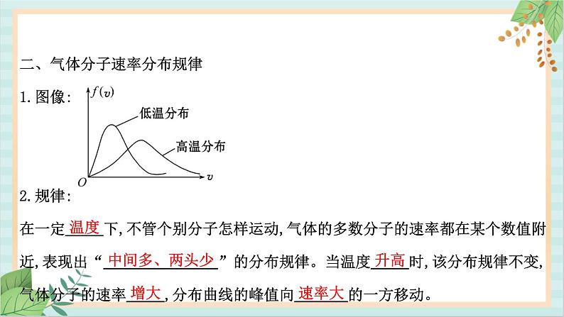 鲁科版高中物理选修31.3 气体分子速率分布的统计规律课件03