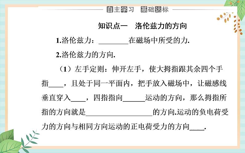 粤科版高中物理选修2第三节 洛伦兹力课件03