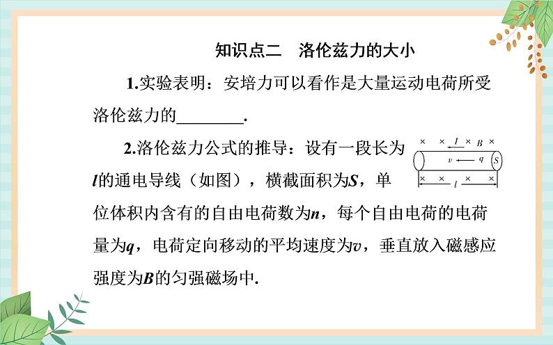 粤科版高中物理选修2第三节 洛伦兹力课件05