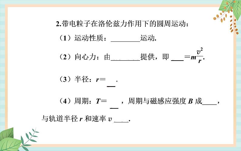 粤科版高中物理选修2第四节 洛伦兹力与现代技术课件04