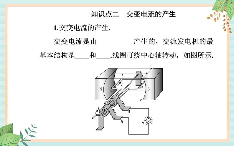 粤科版高中物理选修2第一节 认识交变电流课件05