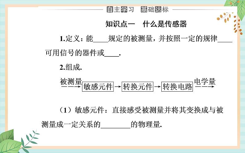 粤科版高中物理选修2第一节 传感器及其工作原理课件03