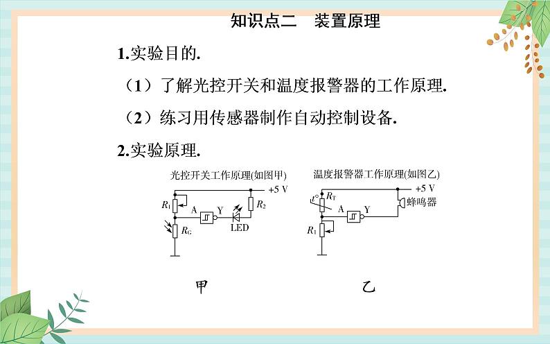 粤科版高中物理选修2第三节 用传感器制作自动控制装置课件06