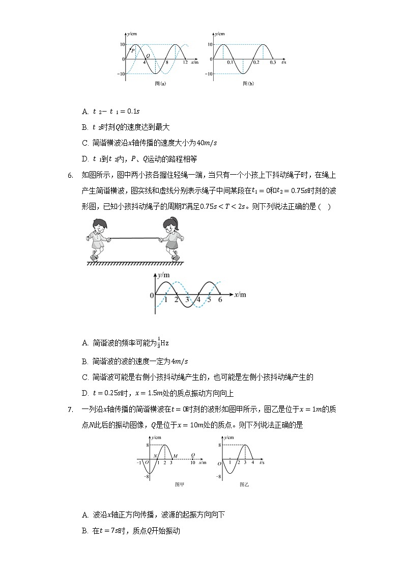 3.2波的描述  人教版（2019）高中物理选择性必修一同步练习（含答案解析）03