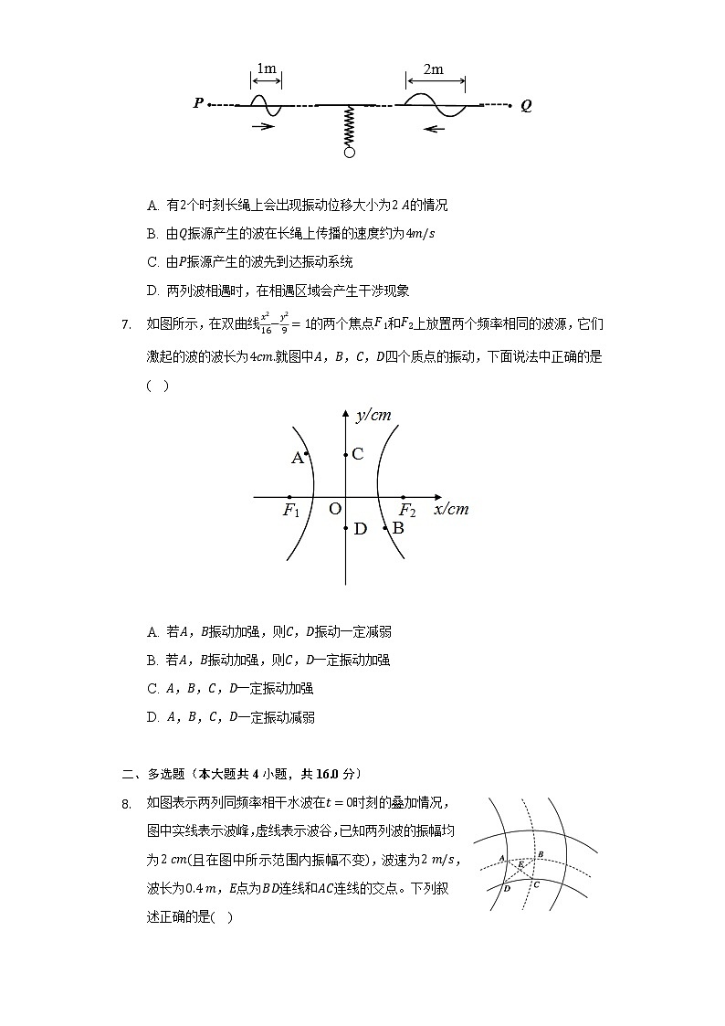 3.4波的干涉  人教版（2019）高中物理选择性必修一同步练习（含答案解析）03