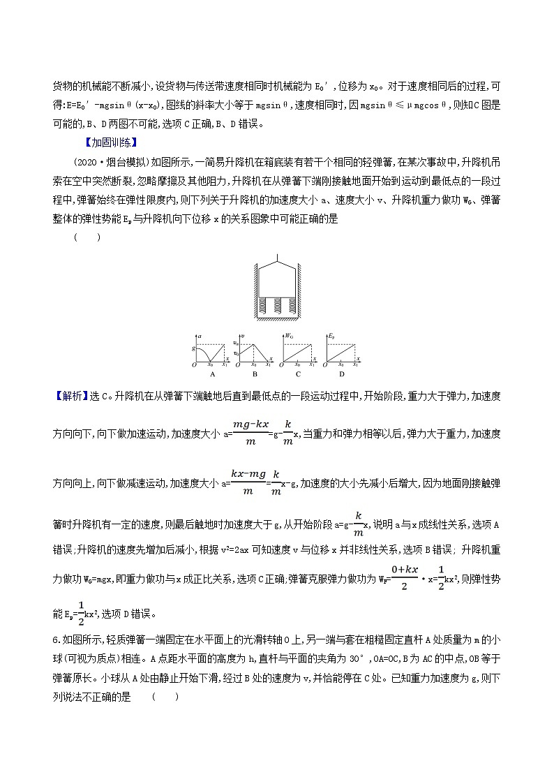 高考物理一轮复习考点强化练2能量综合问题含答案03