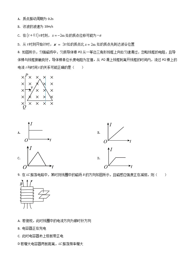 2022阜阳高二下学期期末统测试题物理含答案03