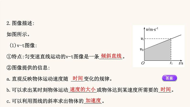 鲁科版高中物理必修第一册第2章匀变速直线运动1速度变化规律课件第8页