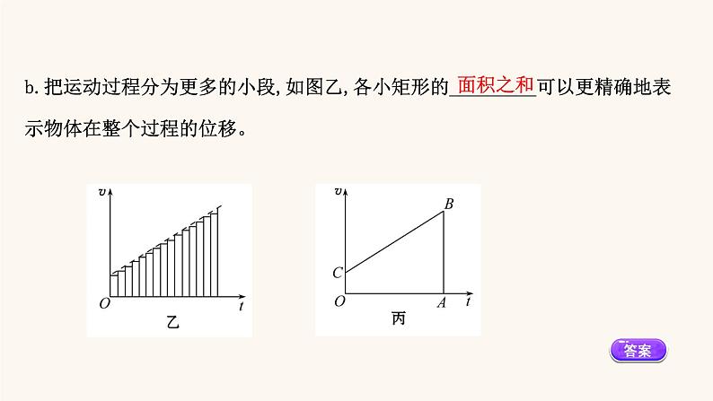 鲁科版高中物理必修第一册第2章匀变速直线运动2位移变化规律课件05