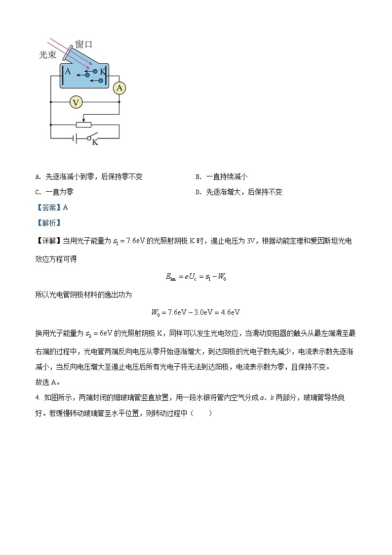 2022东营高二下学期期末考试物理试题含解析02