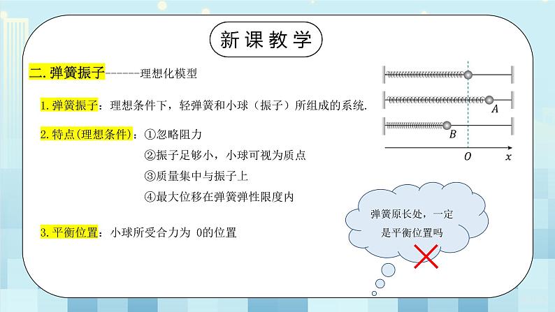 人教版（2019）高中物理选择性必修第一册 2.1《简谐运动》课件PPT+教案+练习05