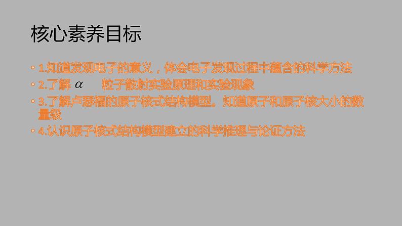 人教版（2019）高中物理选择性必修第三册_原子的核式结构模型 课件3第2页