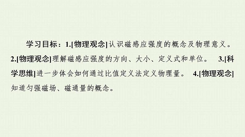 粤教版高中物理必修第三册第6章电磁现象与电磁波第2节磁感应强度课件第2页