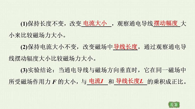 粤教版高中物理必修第三册第6章电磁现象与电磁波第2节磁感应强度课件第6页