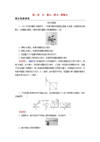 2023版高考物理一轮总复习专题2相互作用第1讲力重力弹力摩擦力课后提能演练