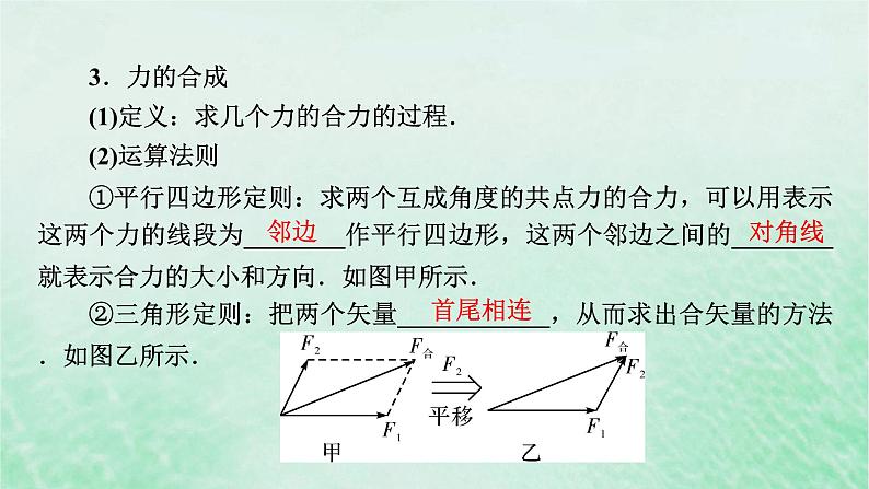 2023版高考物理一轮总复习专题2相互作用第2讲力的合成与分解课件第4页