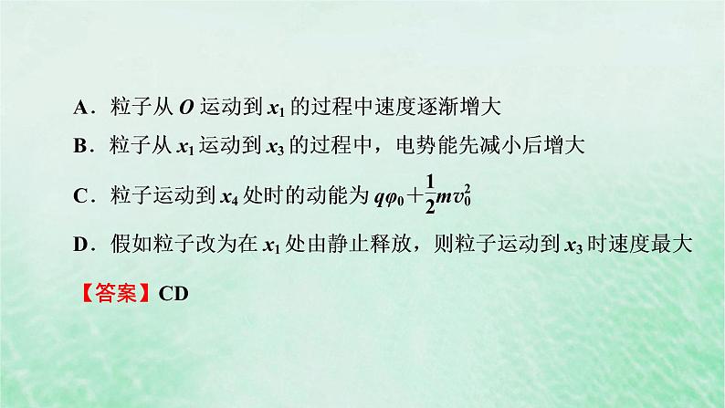 2023版高考物理一轮总复习专题7电场热点专题系列5攻克电场类图像的应用课件06