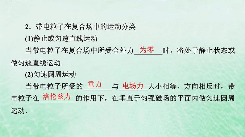 2023版高考物理一轮总复习专题9磁场第3讲带电粒子在匀强磁场复合场中的运动课件05