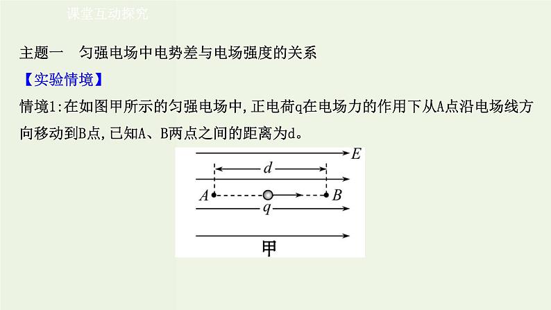 人教版高中物理必修第三册第10章静电场中的能量3电势差与电场强度的关系课件05