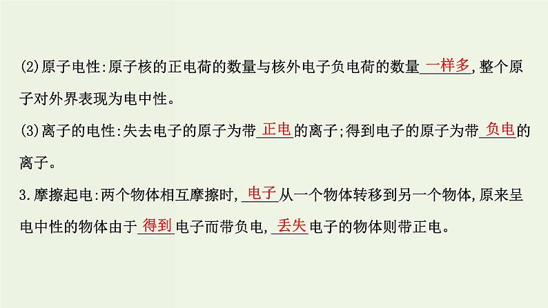 人教版高中物理必修第三册第9章静电场及其应用1电荷课件07