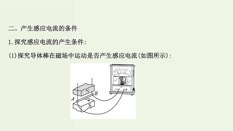 人教版高中物理必修第三册第13章电磁感应与电磁波初步3电磁感应现象及应用课件06