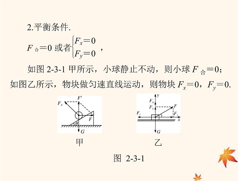 2023版高考物理一轮总复习第二章第3节受力分析共点力的平衡课件06