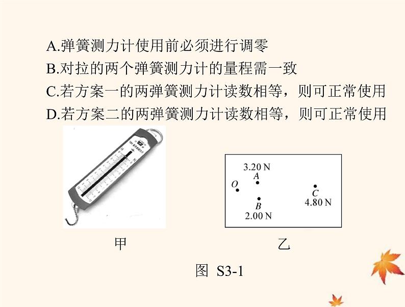 2023版高考物理一轮总复习第二章实验三验证力的平行四边形定则课件第7页